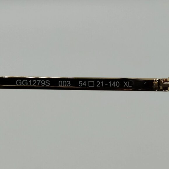 Gucci Sunglasses GG1279S Women's Gold mon-334-092225 - Picture 7 of 9